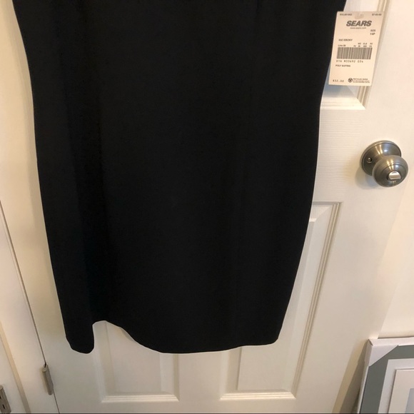 Laura Scott Black sheath dress size 14P NWT PETITE - Picture 6 of 8